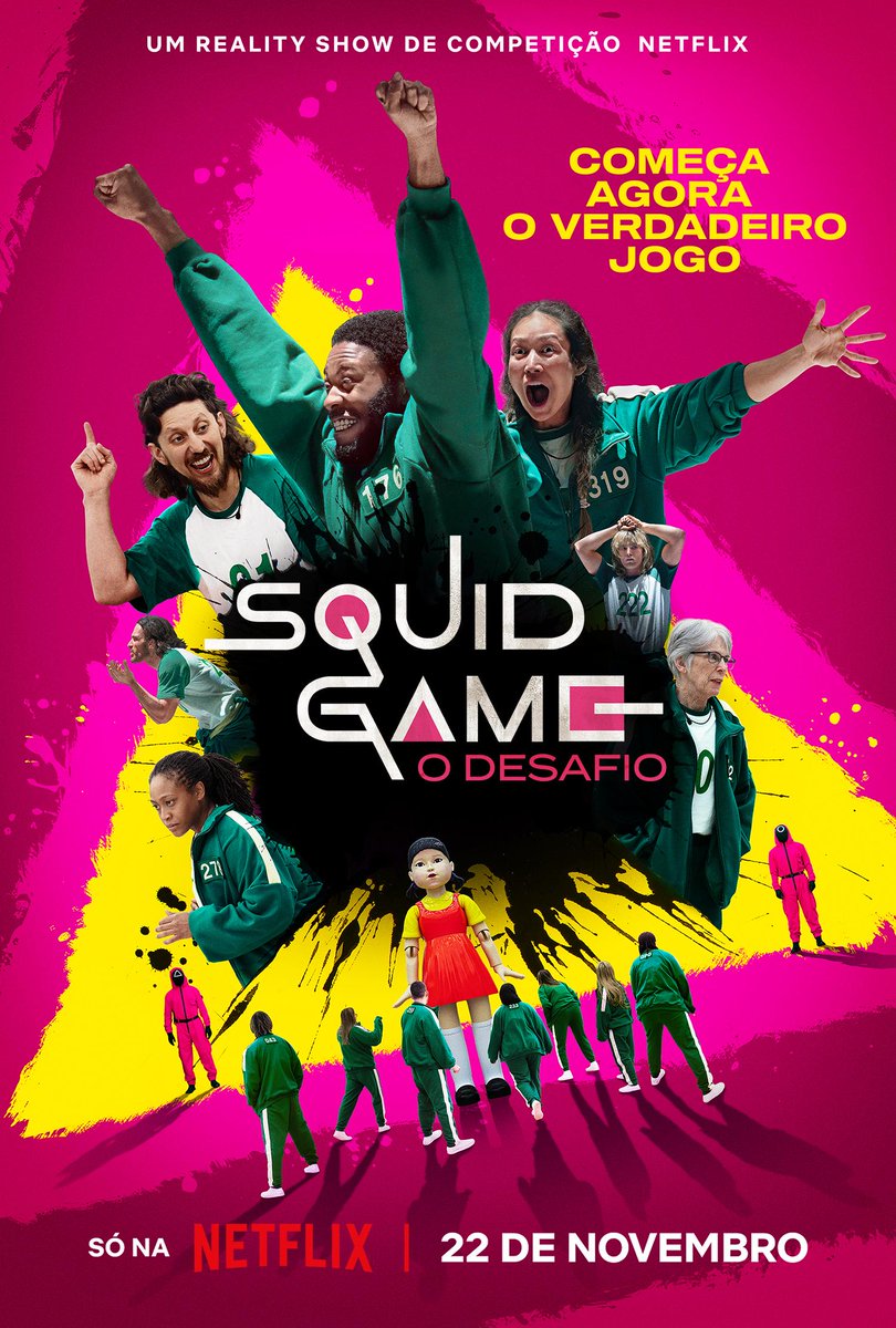 O jogo agora é real. Squid Game: O Desafio começa a 22 de novembro., image size:810x1200