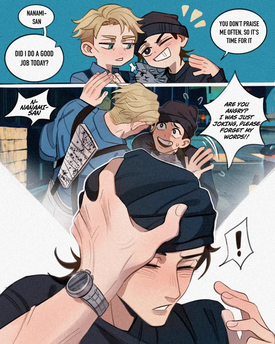I just love that Takuma fangirls over Nanami just like me. We have the same taste 😔🌸💕
.
.
#nanamikento #jjk #jujutsukaisen #inotakuma 