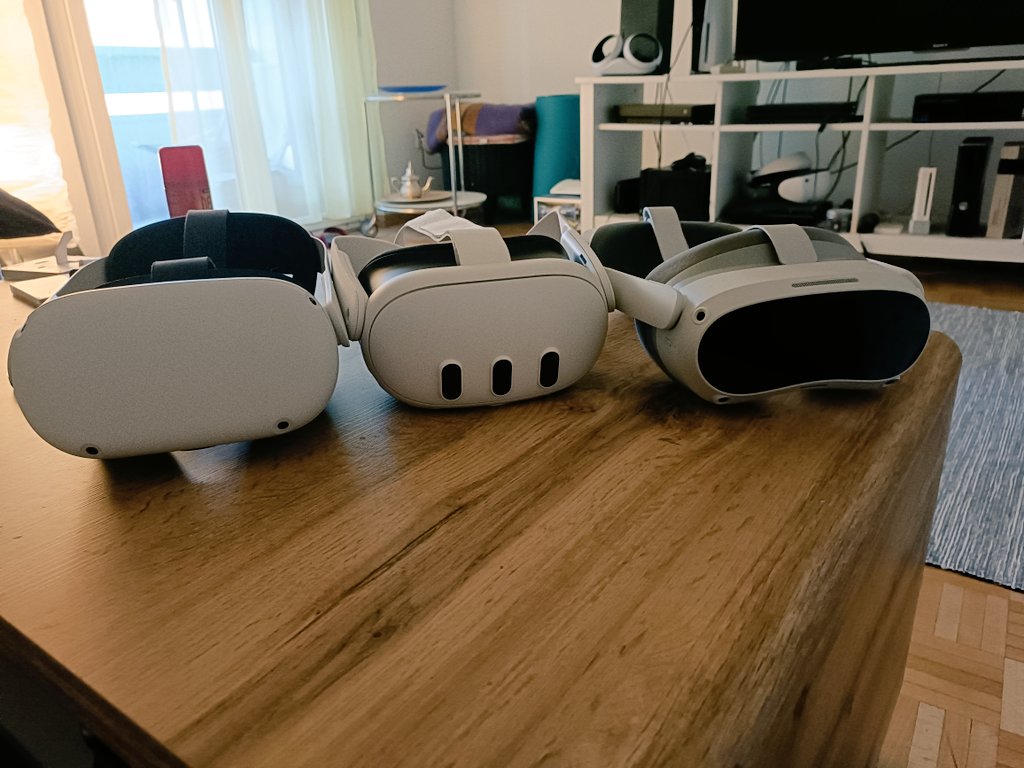 Wer da wohl die Nase vorn hat😎 #Quest3 #Quest2 #Pico4