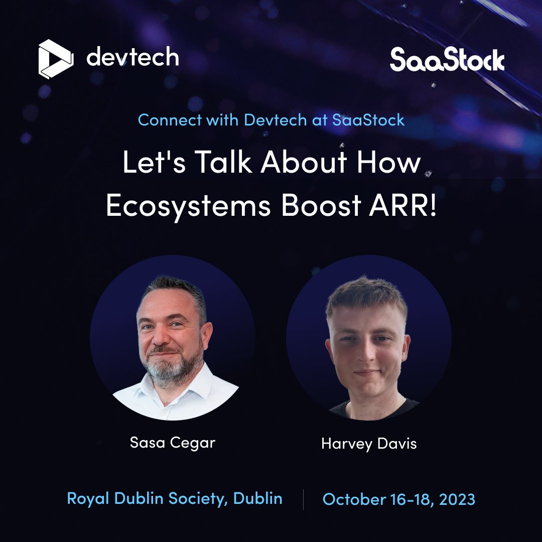 devtechgroup's tweet image. In Dublin for SaaStock next week? Be sure to connect with our team to learn how Devtech empowers ISVs around the globe boost their ARR, win more customers, and accelerate time-to-market.
➡️Unlock New Revenue Through Ecosystems: lnkd.in/dvTb_CCF
#SaaStock #SaaStock23
