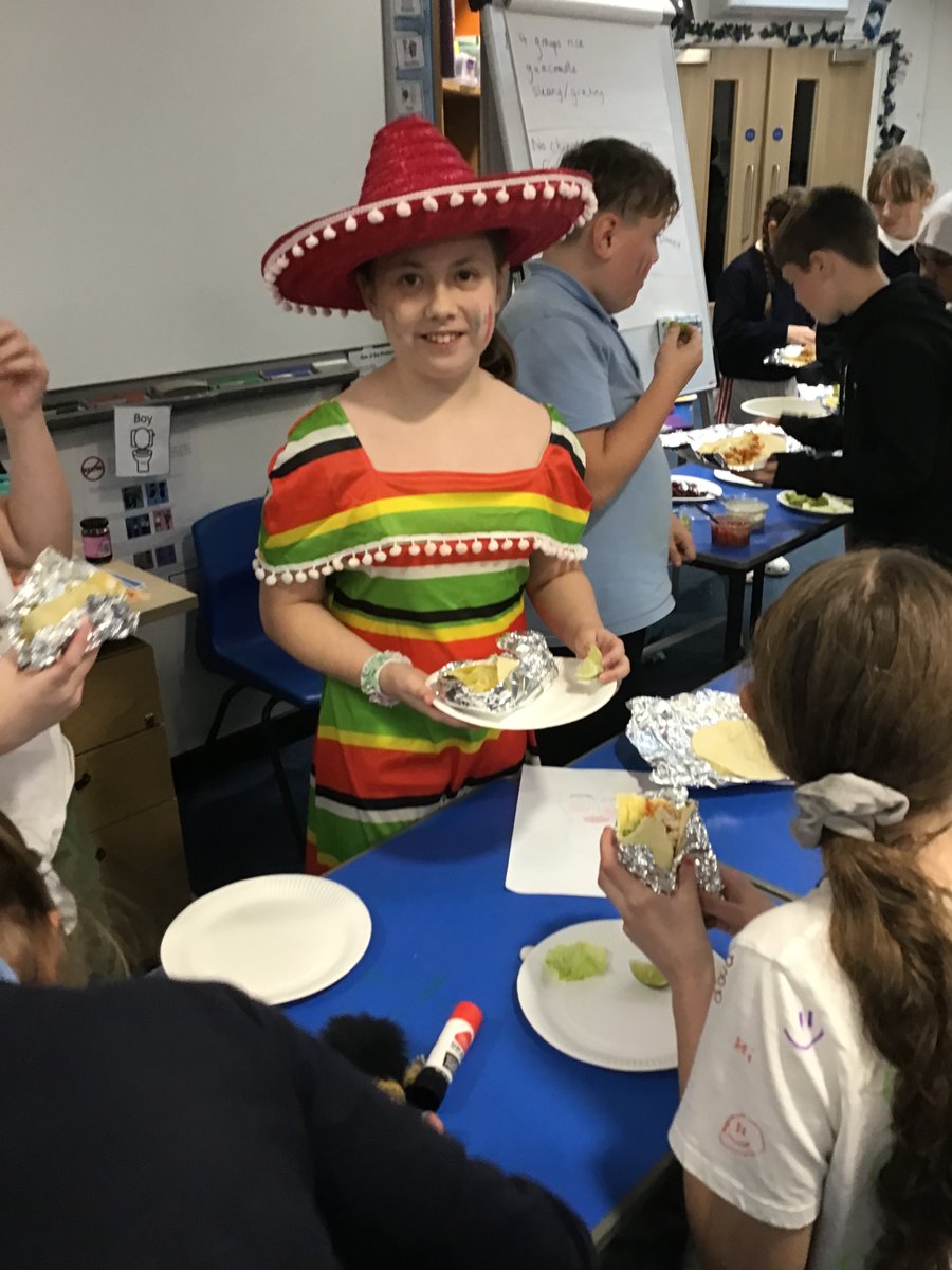 Well, that was a successful Mexican Day; everyone thoroughly enjoyed making the savoury rice and then loading up burritos. Not too much mess!
 <a href="/wildbank/">Andrew Collins</a> <a href="/TrustVictorious/">Victorious Academies Trust</a> 
#inspiringlearning