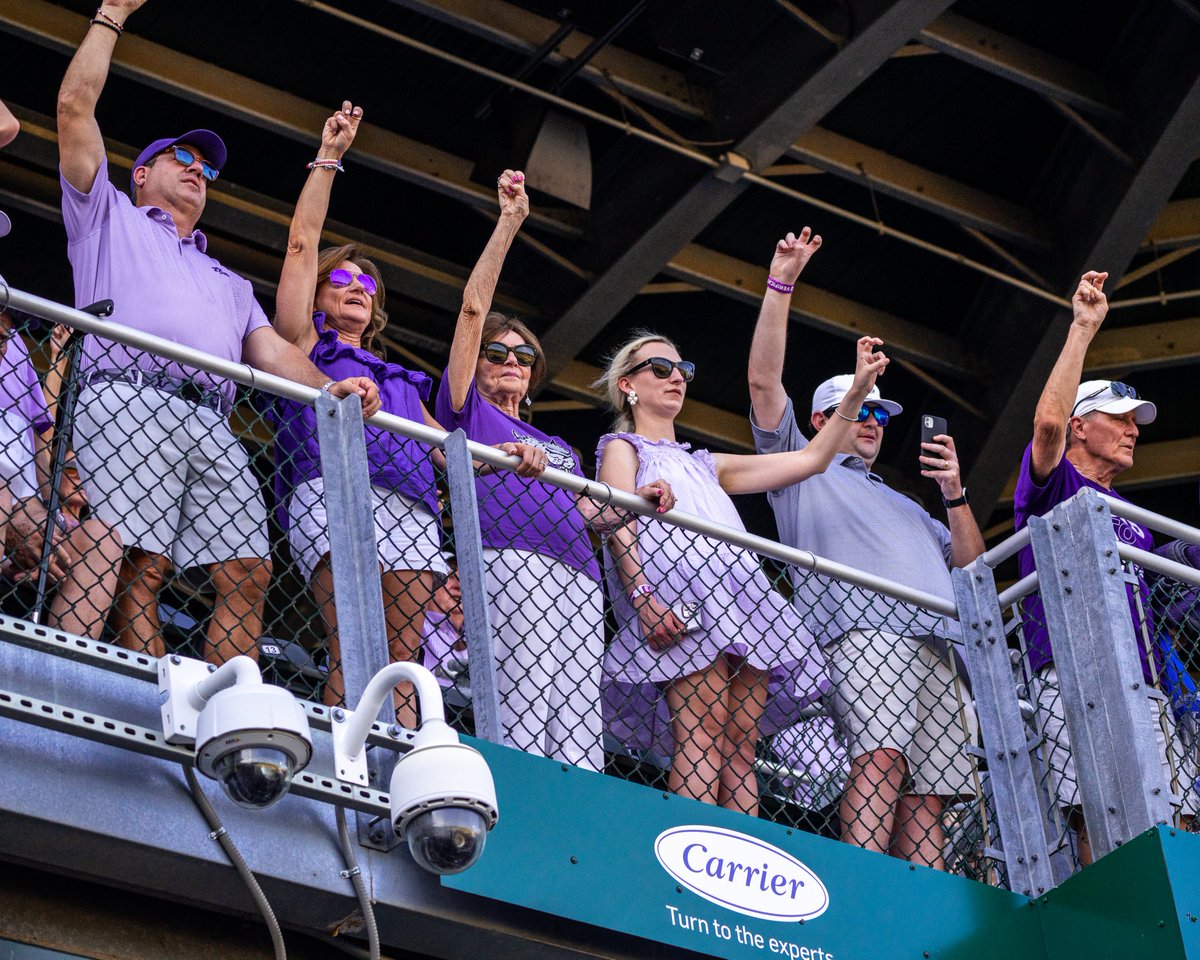 TCU_Baseball's tweet photo. Purple &amp; our fans >>> anything else 

#GoPurpleFriday | #FrogballUSA https://t.co/c0NYAGL7v6