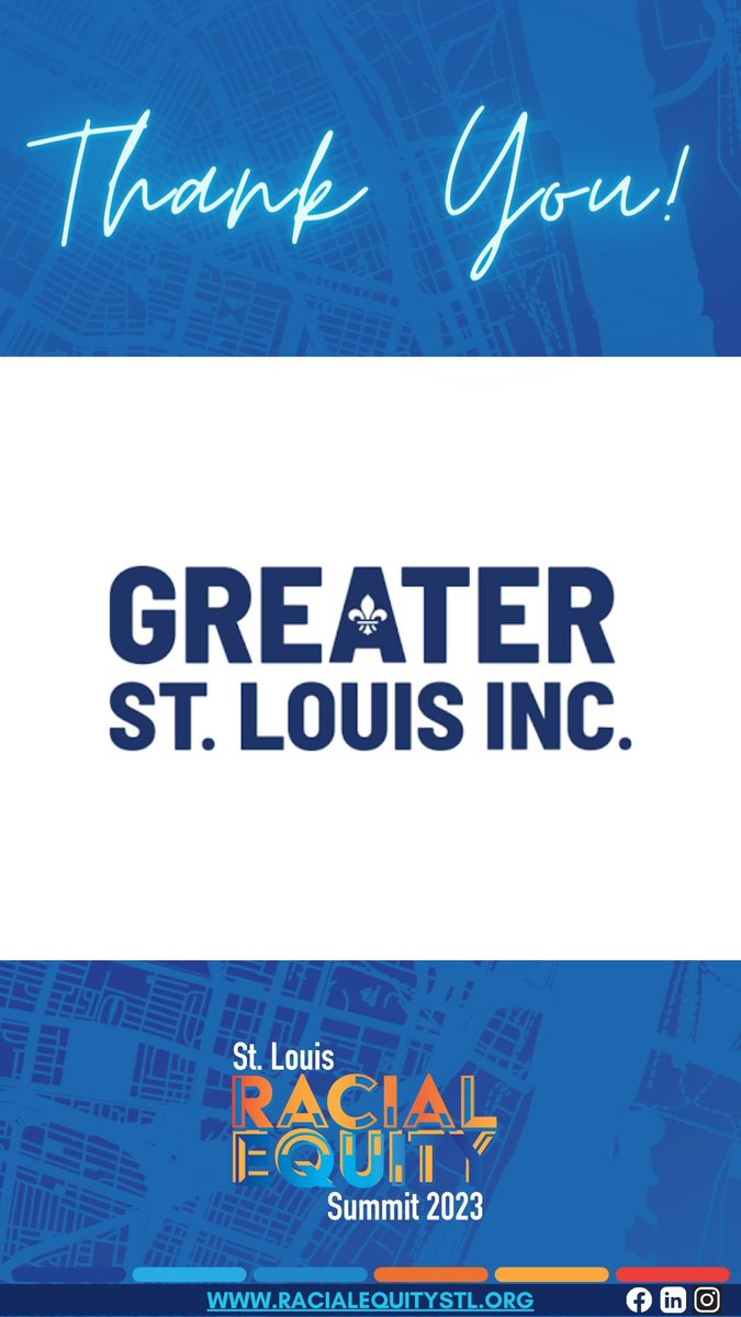 St. Louis Racial Equity Summit 2023 (@stlres23) on Twitter photo Thank you to our Resilience Sponsors!
@raceforward
@greaterstlinc
<a href="/policylink/">PolicyLink</a>
@stlouisgives
#STLRES23 #RacialEquitySummit #RacialEquity #RacialJustice #CommunityAction #InclusionNow #STL Thank you to our Resilience Sponsors!
@raceforward
@greaterstlinc
<a href="/policylink/">PolicyLink</a>
@stlouisgives
#STLRES23 #RacialEquitySummit #RacialEquity #RacialJustice #CommunityAction #InclusionNow #STL