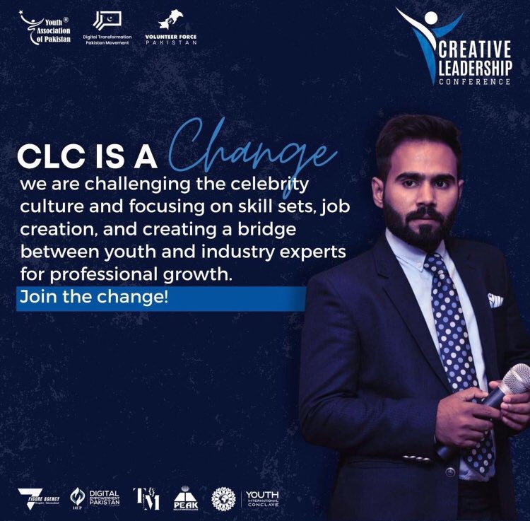 syedimtiaz95's tweet photo. Join CLC As  future belongs to those who lead with creativity, paving the way for progress and change
#CLC23 https://t.co/mfCG4qhc6B