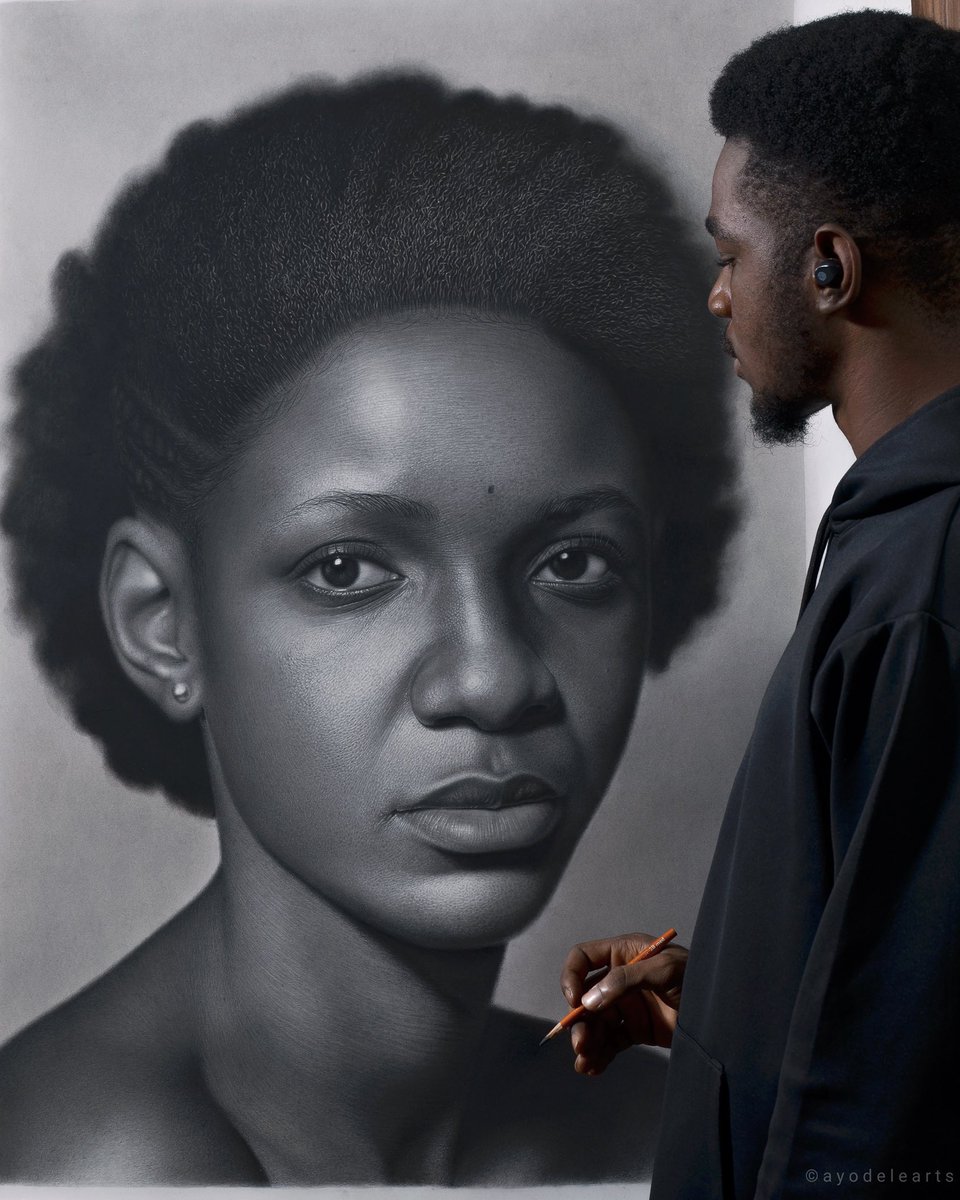 Broken once but never to be broken again, she draws strength from a place of perfect peace and undistorted Identity 🧘🏾‍♀️.   

Title: THROUGH ABIGAIL’S EYES II