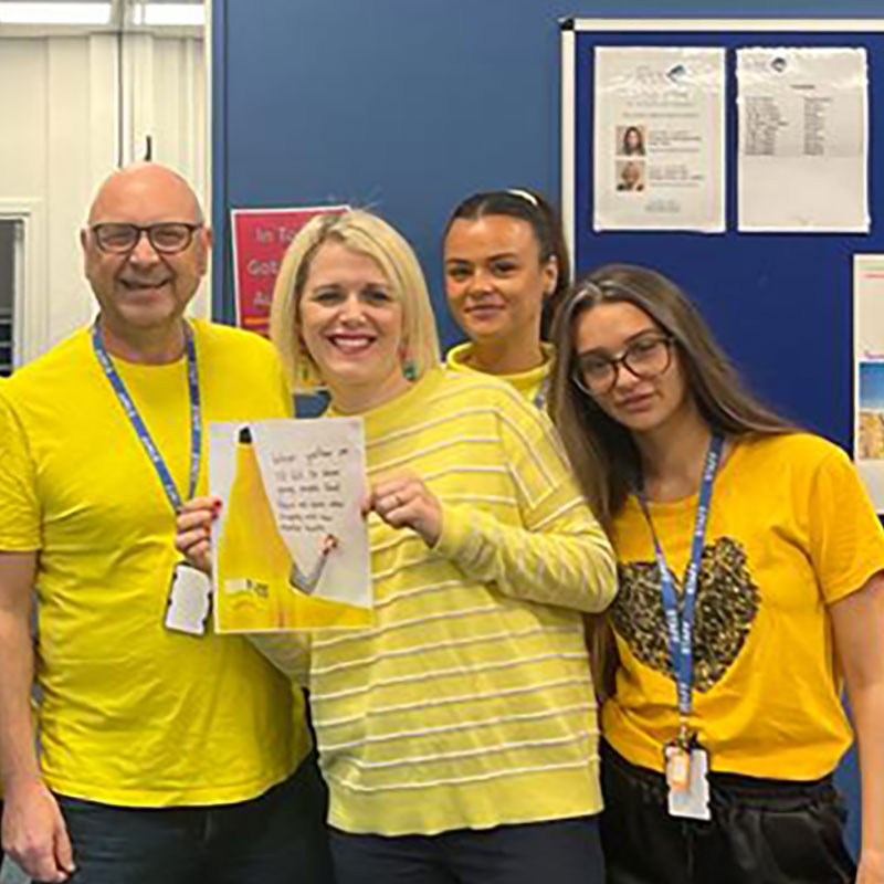 Staff in the London School wearing yellow World Mental Health Day 💛
#worldmentalhealthday #wearyellow #mentalhealthawareness #education #alternativeprovision