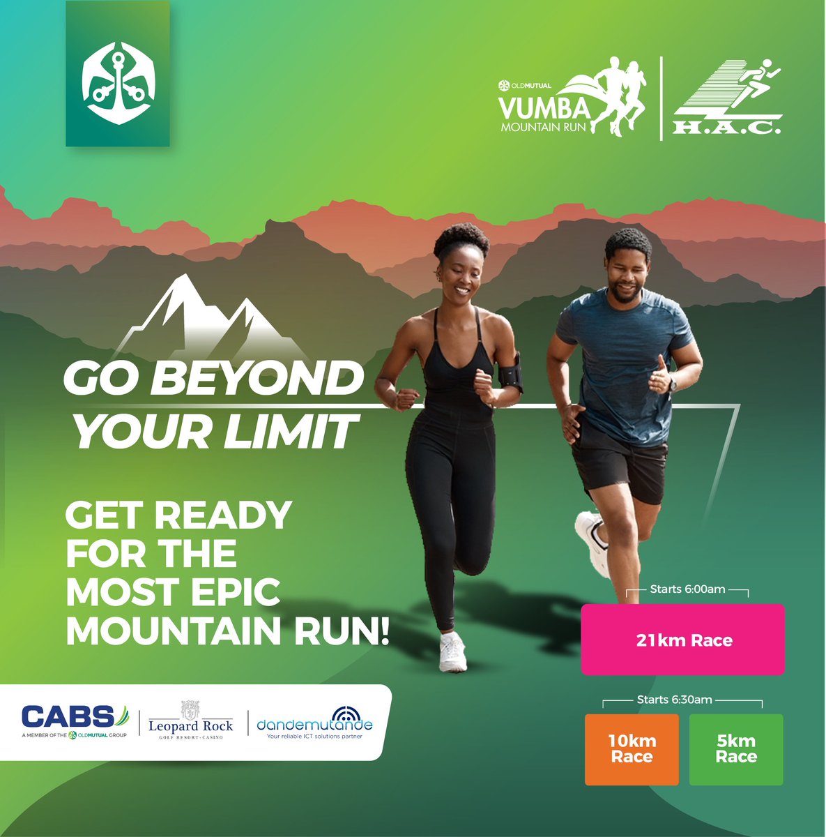 OldMutualZW's tweet photo. Get ready for the most epic mountain run!
Follow the link below to register.
https://t.co/YkC8yMNlZS
#GoBeyondYourLimit https://t.co/00LuO7JndH