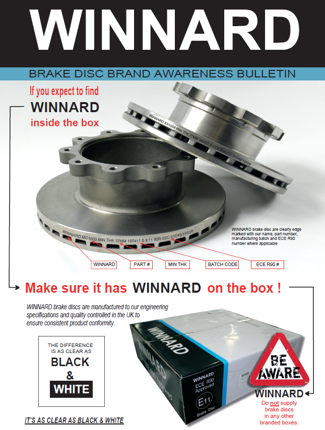 Brand awareness! winnard.co.uk/documents/down… #ifitsnotwinnardontheboxitsnotwinnardinthebox #brakes #winnard #commercial #brakedrum #brakedisc #hubkits #stock #brakepads #ecer90