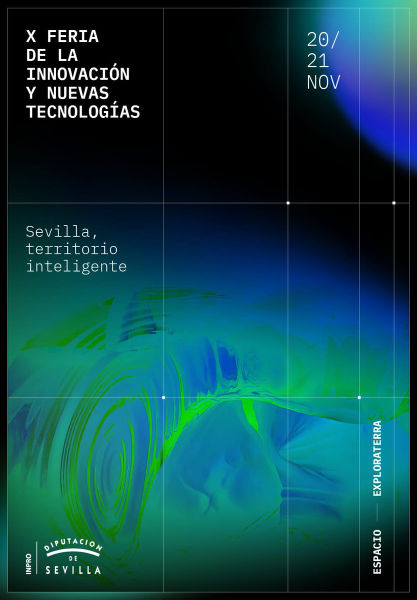 #SaveTheDate 
🗓️ 20 y 21 de noviembre
Inteligencia artificial, inclusión digital y talento TIC en la X Feria de la Innovación y Nuevas Tecnologías ¡Vuelve a #Sevilla la transformación digital y el intercambio de conocimientos! 
Organiza <a href="/INPRODipusevi/">INPRO DipuSevilla</a>
inproinnova.es
