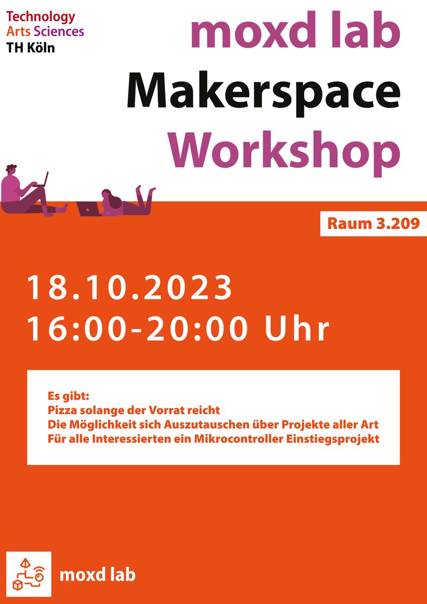 matboehmer's tweet image. Nächste Woche bei uns im @moxdlab: ein Workshop im Makerspace für #Coding #Austausch #Hacking rund um IoT