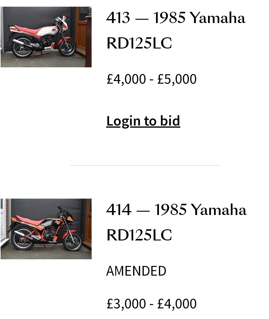 Motorcycles2T's tweet photo. A couple of Yamaha RD125s... https://t.co/vciix0cLB6