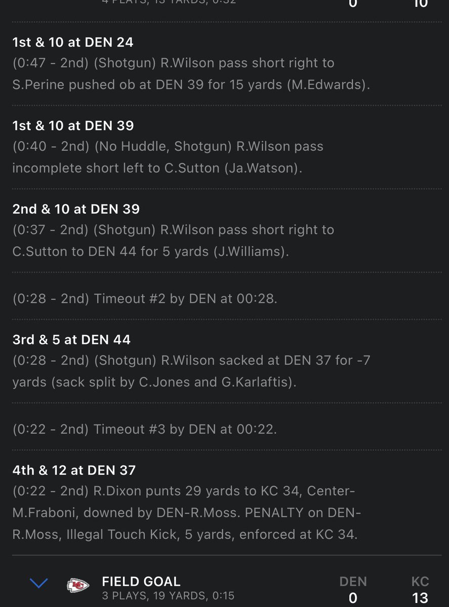 SamuelMcCune20's tweet photo. @mikeklis Why would we ever call that third timeout??? I can’t think of a single logical reason it was a good idea. Russ got sacked let the clock expire go in to half down ten. Instead he inexplicably calls it giving the chiefs time who go down and get a field goal. https://t.co/xDehU1HLQP