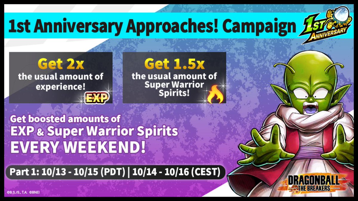 4th week of codes. This time, it's Super Warriors Spirits :  r/DragonBallBreakers