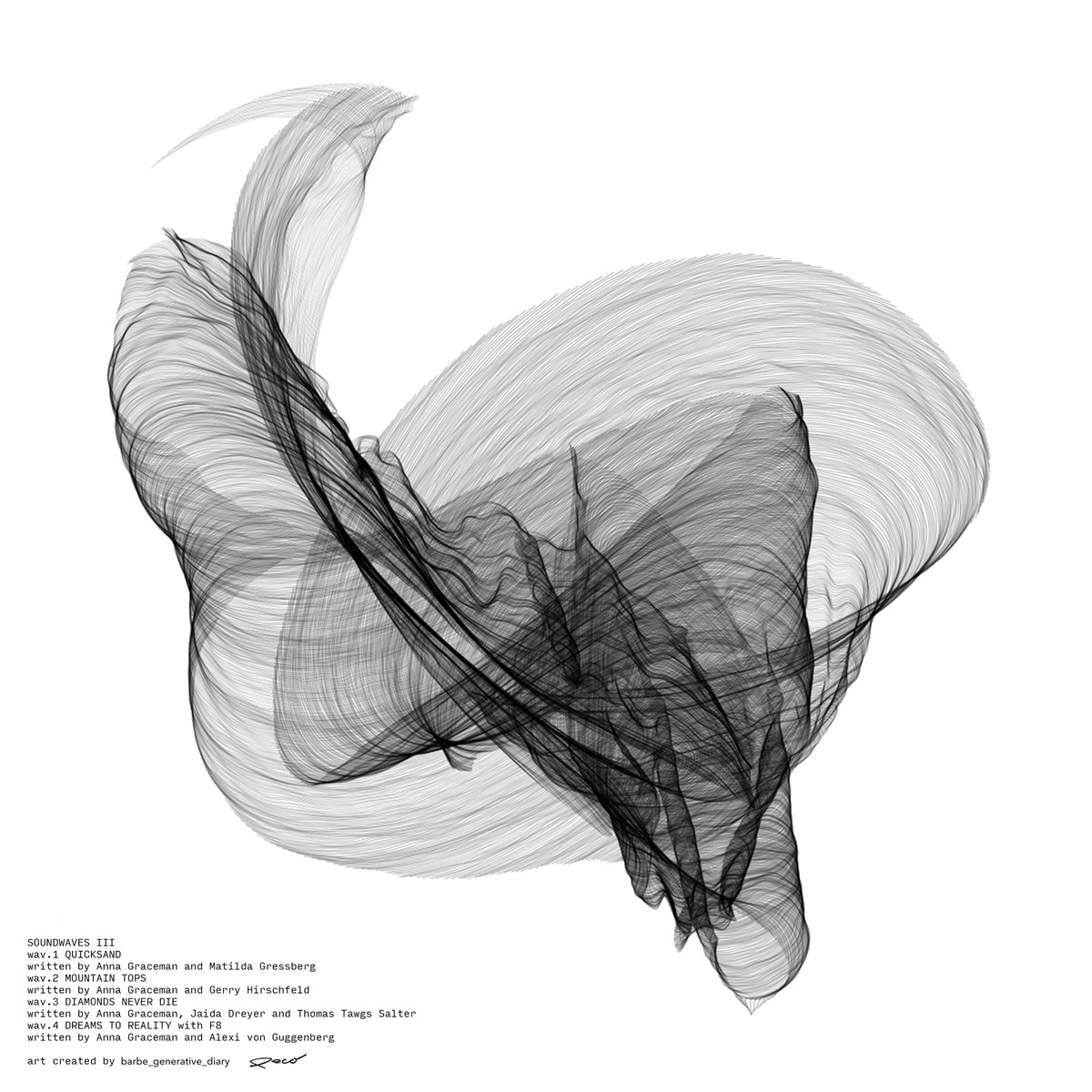 Soundwaves III 🎶   

Art by <a href="/b_generative_d/">barbe_generative_diary</a>
