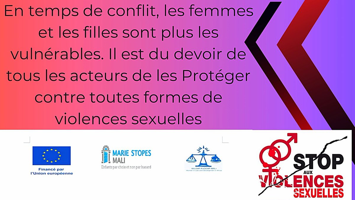 Les femmes et les filles sont les plus exposées aux conséquences des conflits, leur protection doit demeurer aussi bien en temps de paix qu'en temps de guerre. #Wildaf_UE_MarieStopes