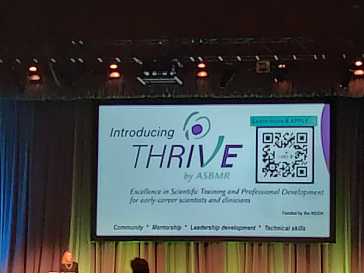 NeenaNizar's tweet photo. Amazing new program, "Thrive", encouraging underrepresented researchers in Bone! Apply now to be a part of this exciting program!
@ASBMR 

#ASBMR2023 #diversity #inclusion #RareBone https://t.co/M66IgiUqbt