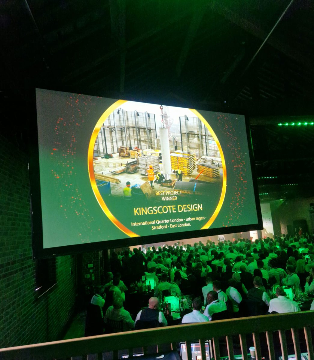 PTA Award
The winner of the PTA award goes to…
Kingscote Design, International Quarter London - urban regen - Stratford - East London🥳
