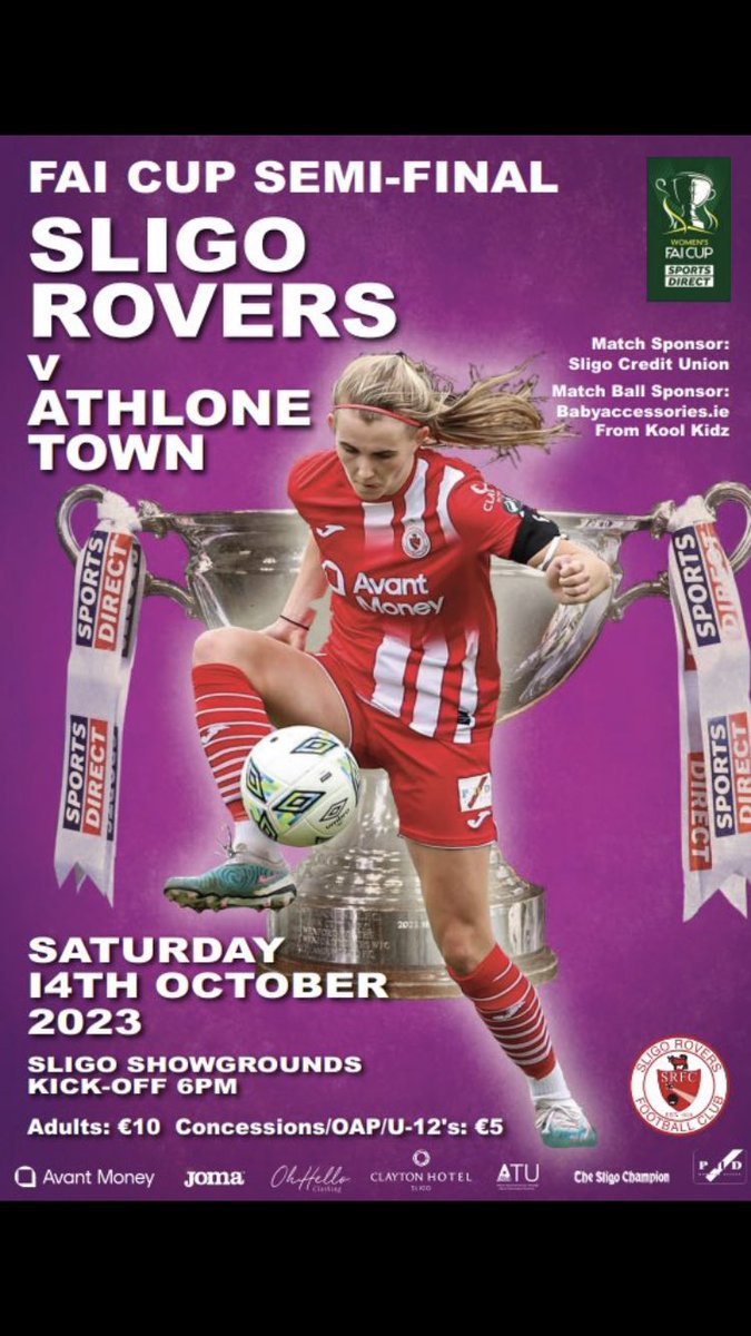 Make sure to get out to the Showgrounds tomorrow to show your support for <a href="/SligoRvsWomen/">Sligo Rovers Women</a>
