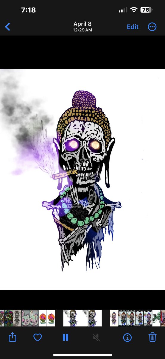 CyanideArts's tweet photo. Morning…
The best day: Friday the 13th
As there is the Sweet Nightmares SKuLL going on! 

More SKuLLs are coming next week to be dropped! 
There 4 coming!
#wax #nefty #neftydrops #WAXFAM #WAXNFT https://t.co/R8GT8IYl5B