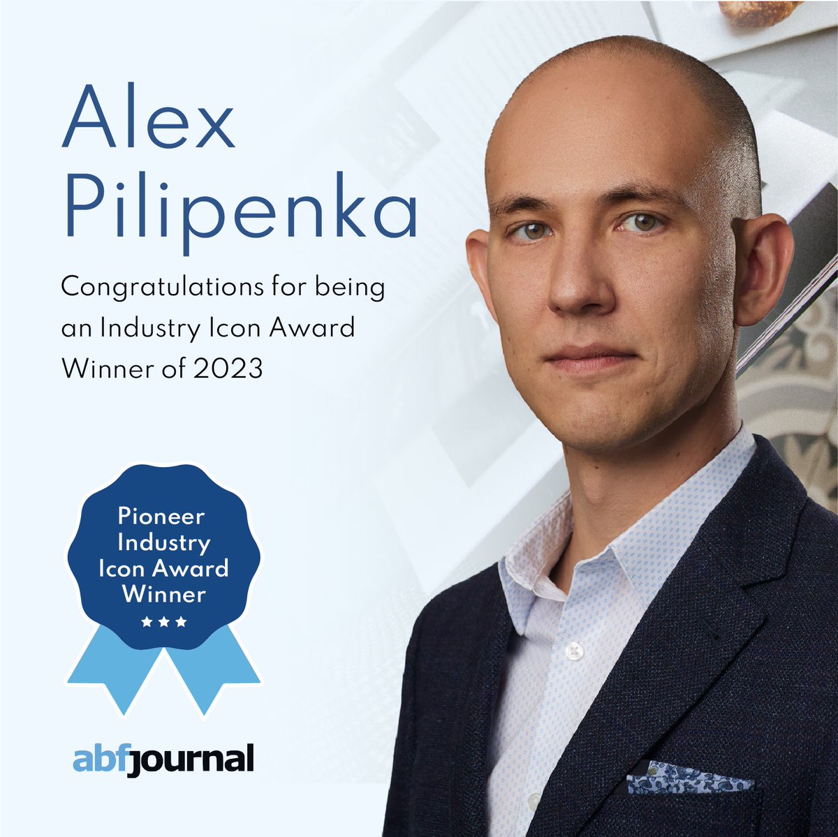 We are thrilled to announce that Alex Pilipenka has been awarded the Industry Icon Pioneer Award by @ABFJournal 

Congratulations, Alex! Your visionary approach keeps shaping the future of #finance

To read the full interview head here: buff.ly/3Qhbu2H

#AssetBasedLending