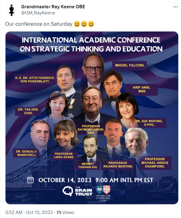 KeeneWatchers's tweet photo. Spot the Professor who never was. https://t.co/CId8DY6aON