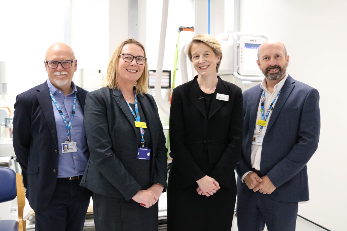 We're delighted to welcome <a href="/AmandaPritchard/">Amanda Pritchard</a> to our CDC in <a href="/TGWBarnsley/">The Glass Works</a>. Developed in partnership with <a href="/BarnsleyCouncil/">Barnsley Council</a>, the unit was the first of its kind in the UK, and has had a successful first year delivering thousands of tests, checks and scans for the people of Barnsley.