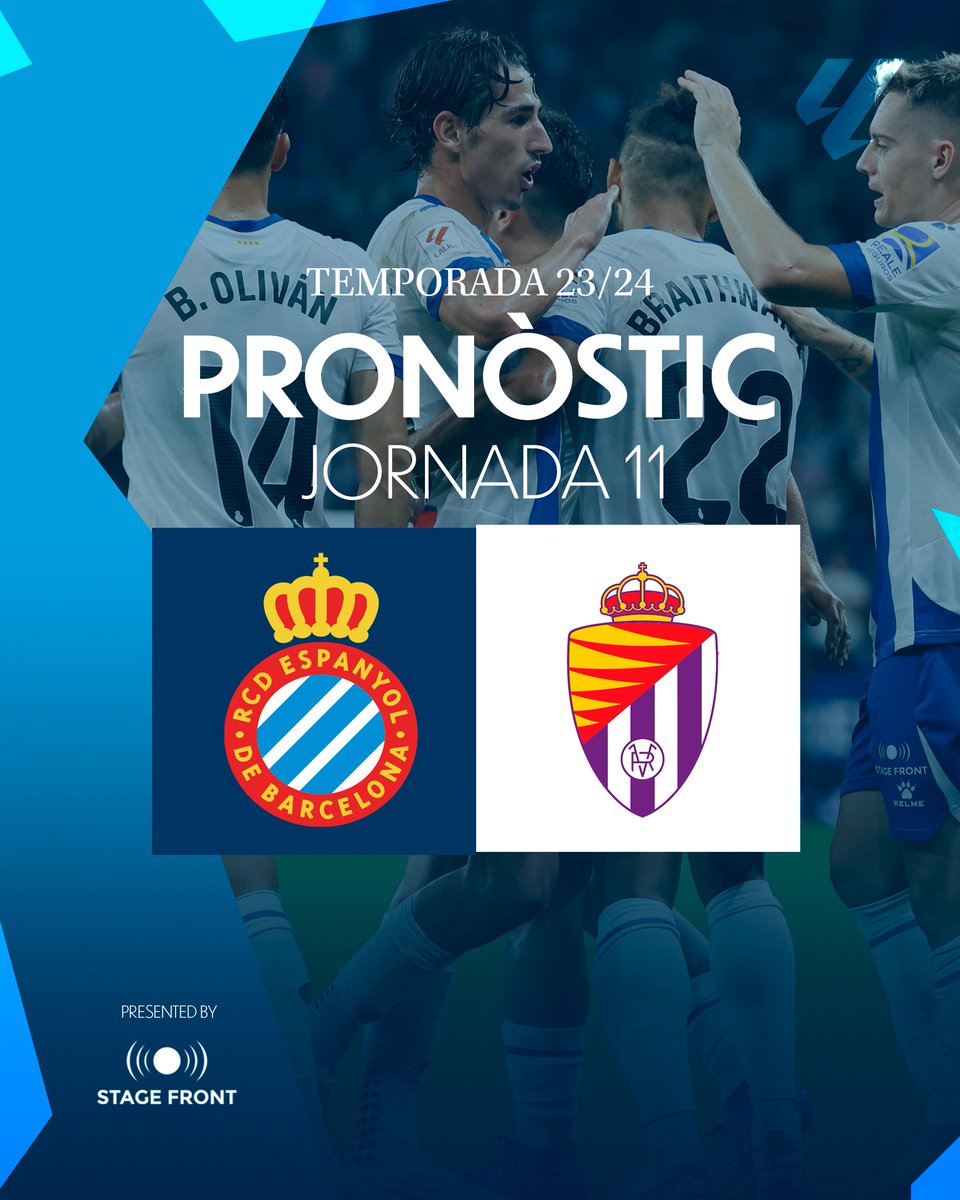 😱 PRONÒSTIC #RCDE | Sortegem la tercera equipació:

1⃣ Fes RT
2⃣Segueix a @rcdespanyol, @stagefrontstad i @StageFrontVIP
3⃣ Pronostica el resultat de l'#EspanyolRealValladolid

El premi se sortejarà entre tots els encertants!🤞