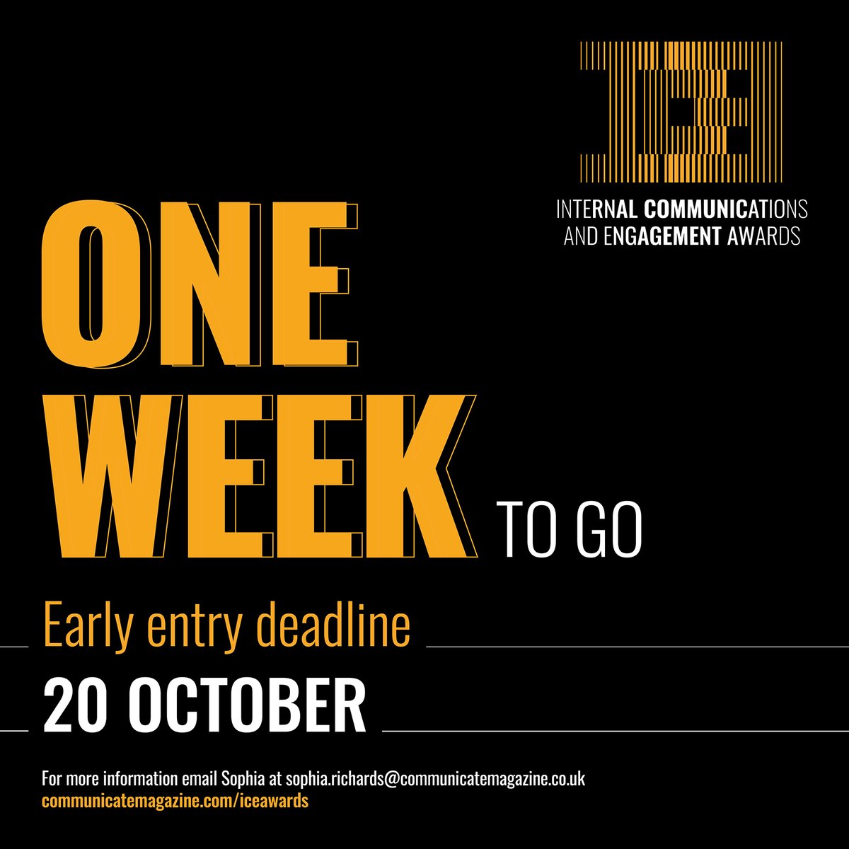 Internal Communications and Engagement Awards tweet media