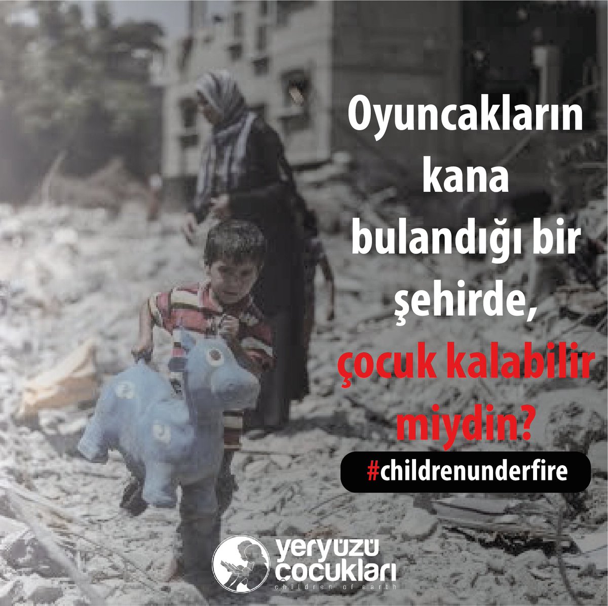 Oyuncakların kana bulandığı bir şehirde çocuk kalabilir miydin? #ChildrenUnderFire