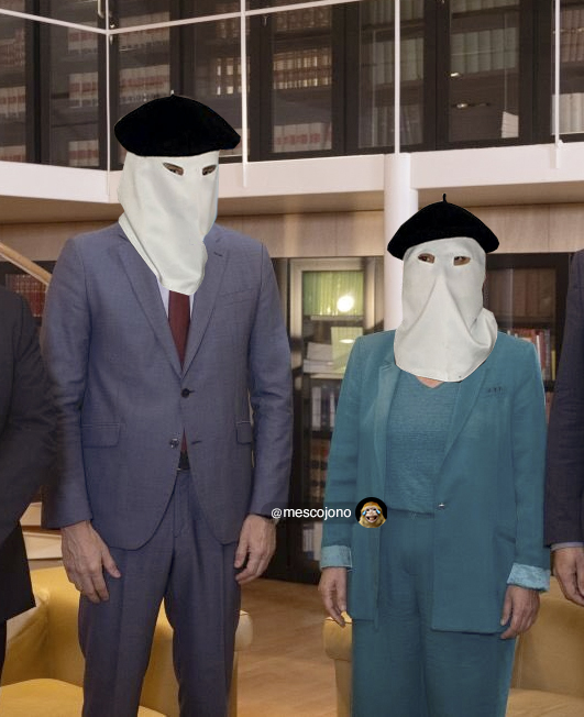 mescojono's tweet image. Antes, los amigos de Txapote al menos se tapaban la cara.