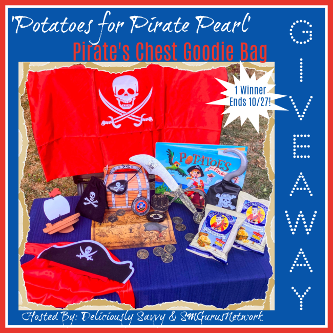 DeliciouslySavv's tweet image. 🙌New Giveaway Alert!🙌 Enter To Win The &apos;Potatoes for Pirate Pearl&apos; Pirates Chest Goodie Bag #Giveaway! (1 Winner ~ Ends 10/27) #2023SMGNFallGiftGuide🍂

Enter Today &amp;amp; Good Luck👇deliciouslysavvy.com/enter-to-win-t… via @deliciouslysavv