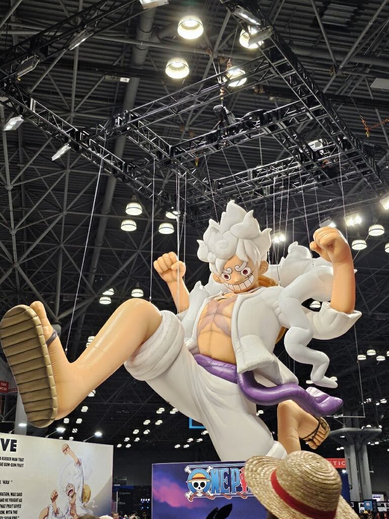 StrawHatSitDown's tweet image. GEAR 5 LUFFY AT NYCC 2023!!!!

#ONEPIECE #NYCC23