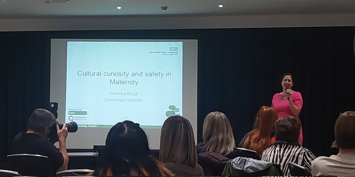 Beyond proud of the pink sensation that is @BoydBoysta delivering an epic and moving talk on our work on cultural safety in maternity #celebratingexcellence #teamsfh