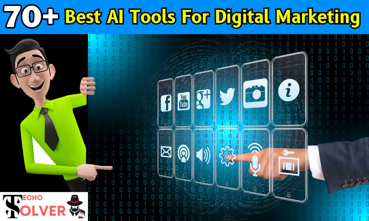techosolver's tweet image. techosolver.com/best-ai-tools-…
Some of the biggest brands, including Google, IBM, and Airbnb, are using AI-powered marketing tools to gain a competitive advantage.