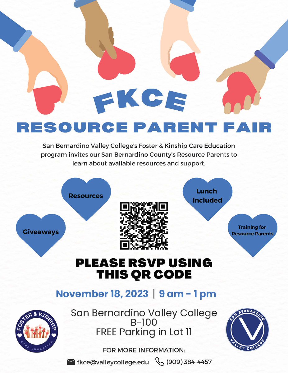 San Bernardino Valley College is hosting a Parent Resource Fair