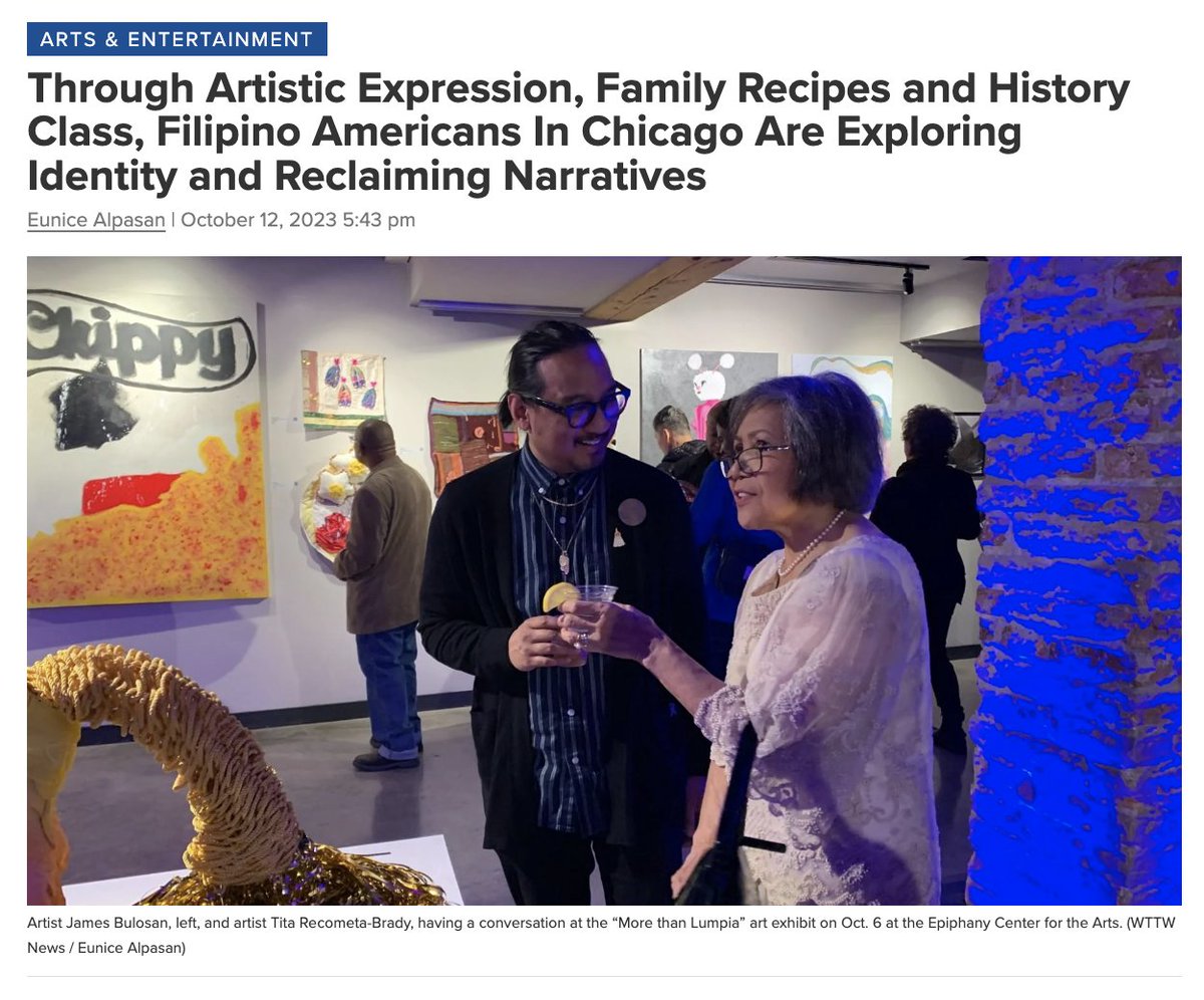 My latest story for @wttw is one near and dear to my heart. A look into the personal journeys of Filipino Americans in Chicago discovering identity, Filipino heritage and Fil-Am history. 🇵🇭 Please give it a read! I hope you learn something new. 🔗 bit.ly/fil-am-history…