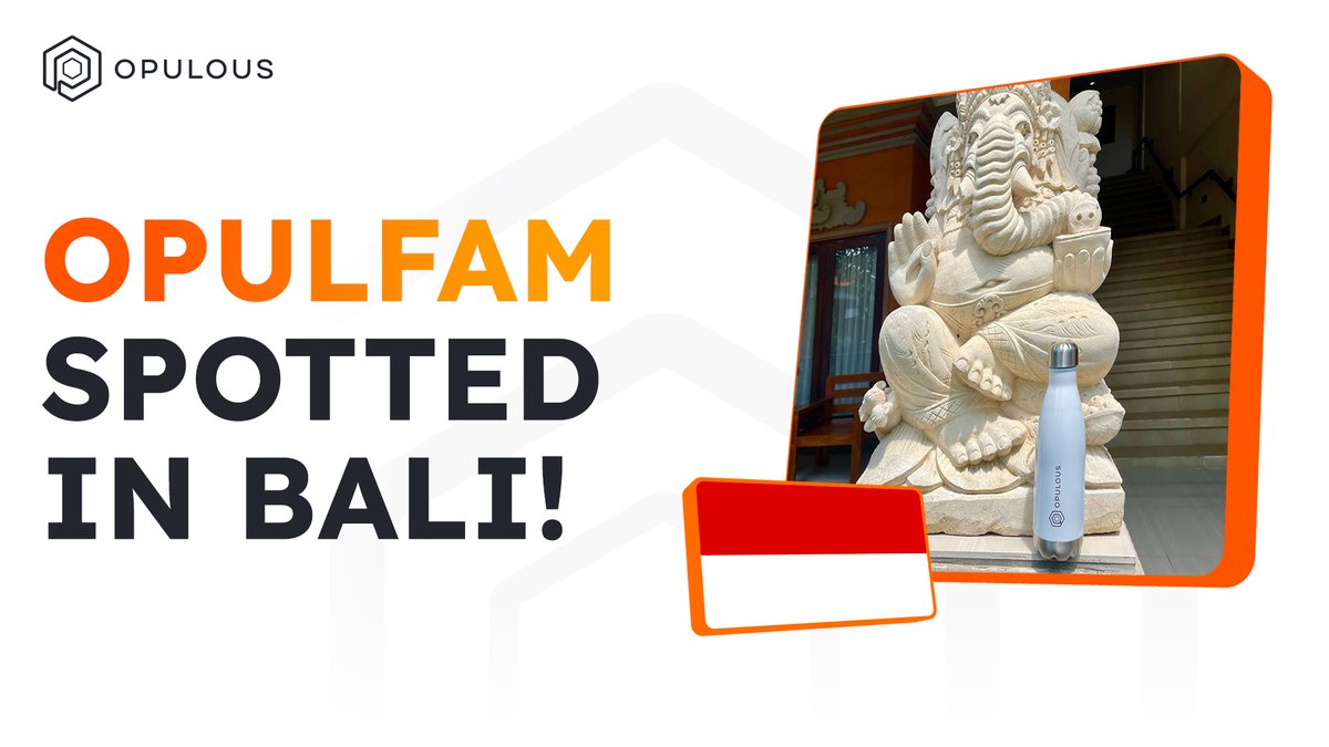 opulousapp's tweet image. 😎 #OPULFAM IN BALI!

Our incredible global community extends all the way to Bali, Indonesia! 🇮🇩

Share your photos featuring #Opulous merch photos in the comments 📸👇

$OPUL