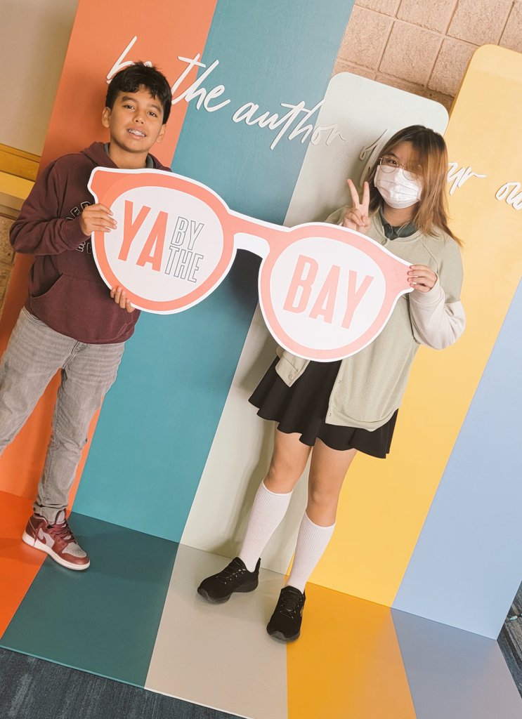 Piercemedia2's tweet photo. YA by the Bay on Friday 13th! We LOVE it! #piercereads #yabythebay @hcpsMS @hubofschool https://t.co/D78IpVgoJd