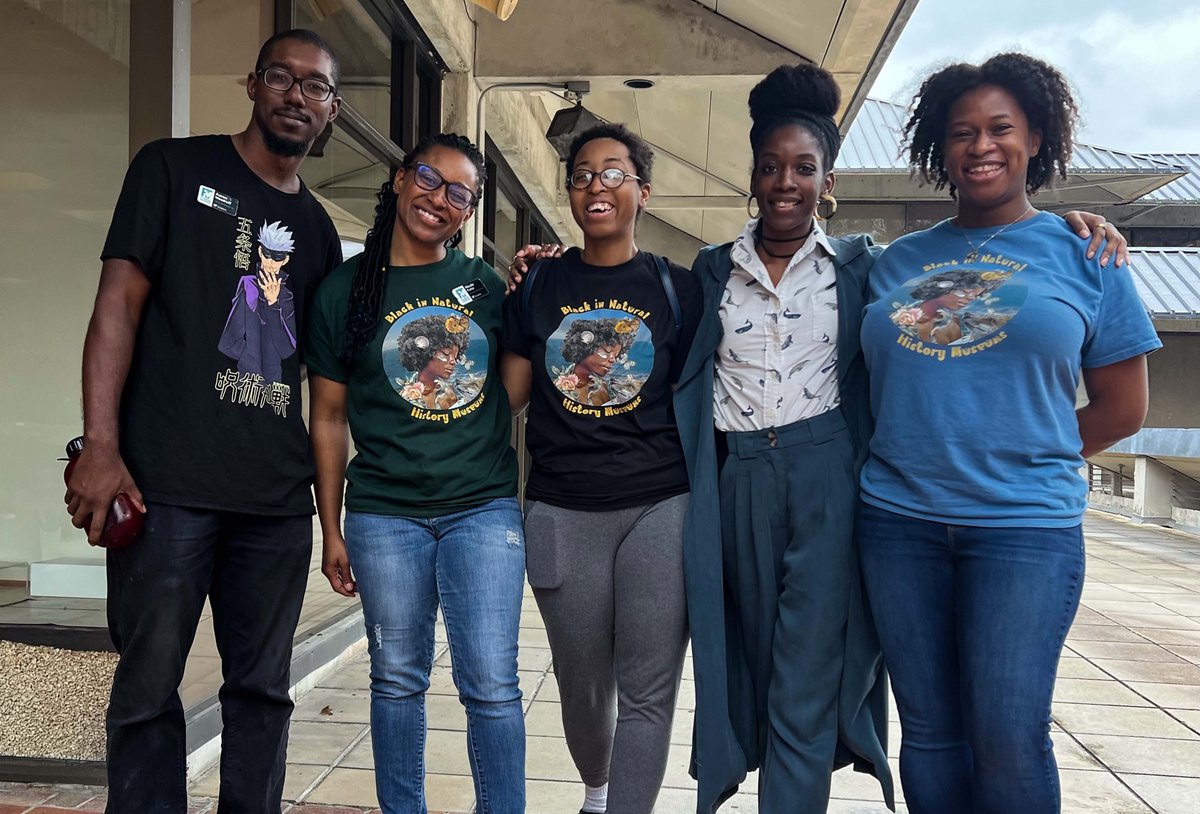 Adania Flemming, PhD candidate in <a href="/UF/">FLORIDA</a>’s dept. of biology and an ichthyologist here at the Florida Museum, launched Black in Natural History Museums week to bring together and create visibility for Black museum professionals.
About #BlackinNHMs + schedule: 
floridamuseum.ufl.edu/science/third-…