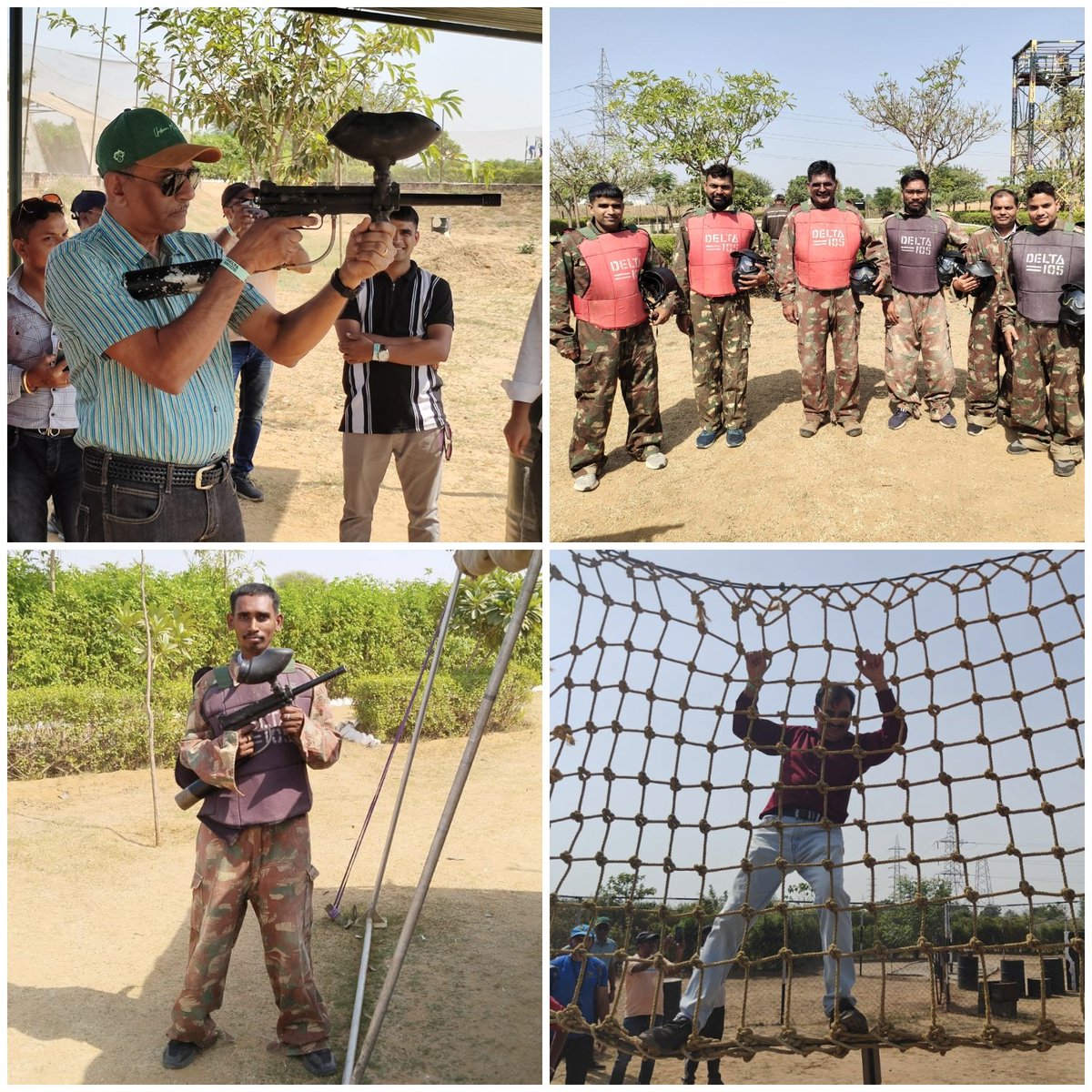 IN_DCP's tweet photo. A one day #AdventureCamp was organised for #TeamDCP, #NavalHeadquarters on 13 Oct 23 at #AravaliHills, #Delta105, #Manesar. https://t.co/YLbRkHWY7z