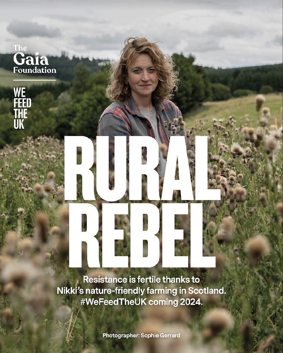 I’ve been working with @GaiaFoundation on a new commission #wefeedtheuk exploring #regenerativefarming in Scotland all to be showcased soon in billboards around the UK and an exhibition next year @StreetLevel_