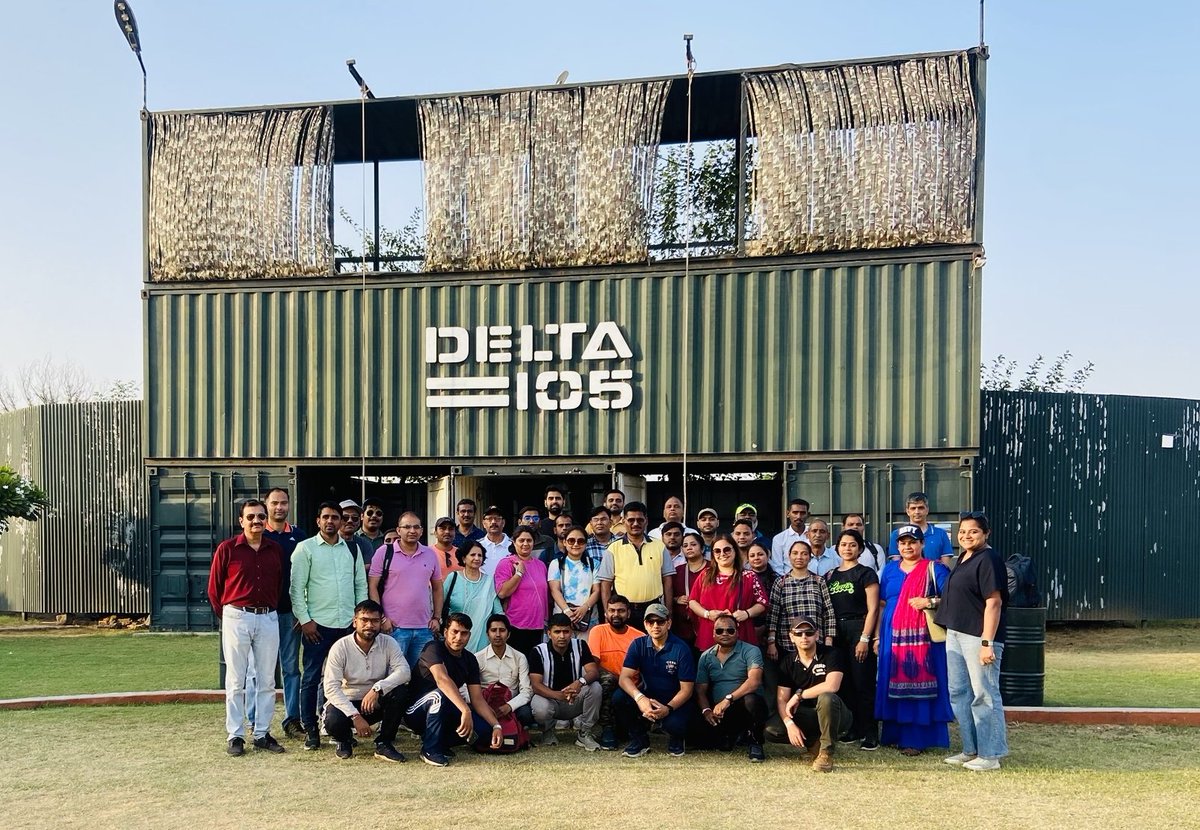 IN_DCP's tweet photo. A one day #AdventureCamp was organised for #TeamDCP, #NavalHeadquarters on 13 Oct 23 at #AravaliHills, #Delta105, #Manesar. https://t.co/YLbRkHWY7z