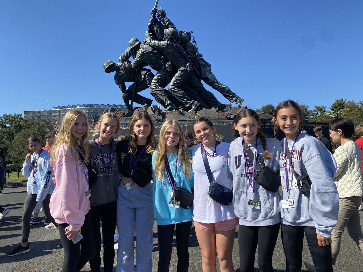 Final day for <a href="/gmsDCSD/">Grizzell Middle School</a> - Arlington Cemetery and US Marine Corps Memorial. Hitting the the food court and then we are on the road back home!