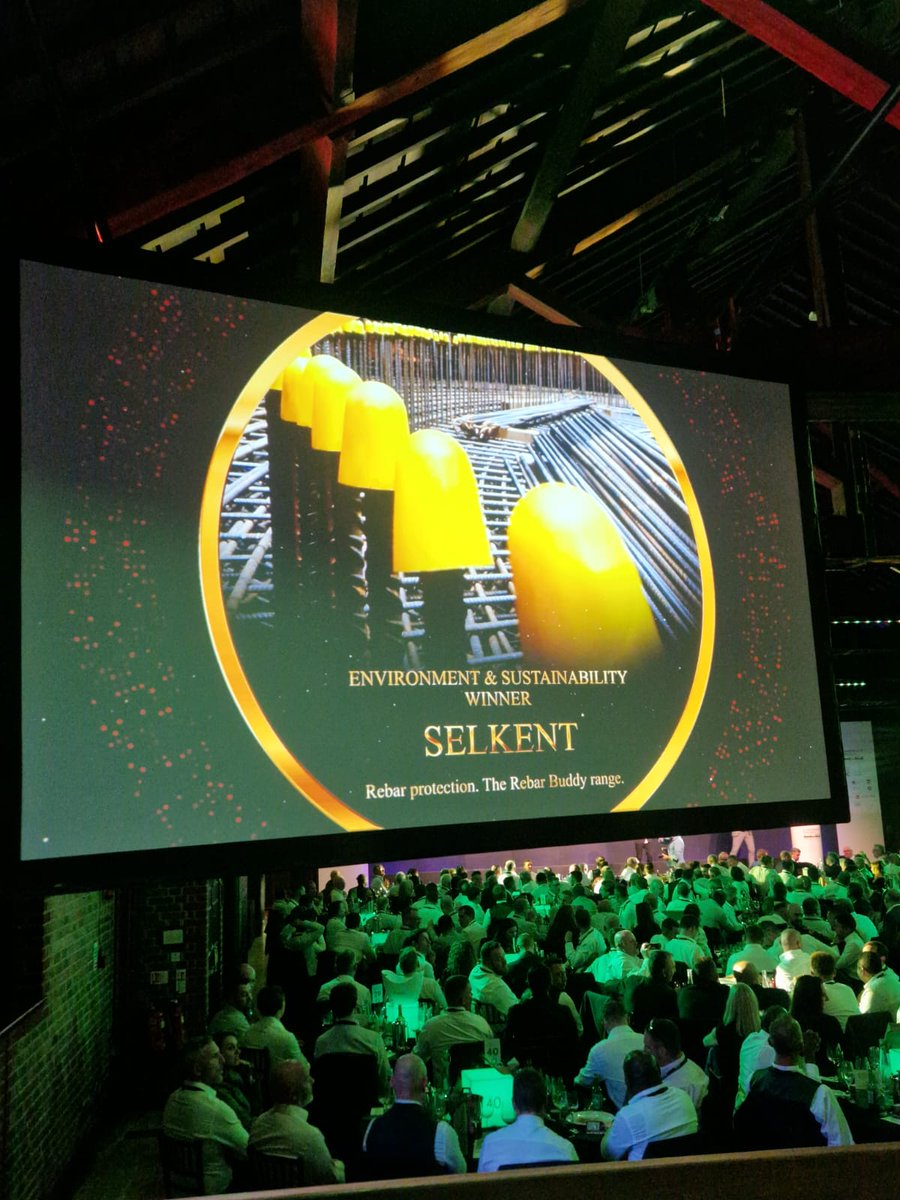 Environment &amp; Sustainability Award
The winner is…
Selkent, Rebar protection. The Rebar Buddy range 👏🥳🥂
