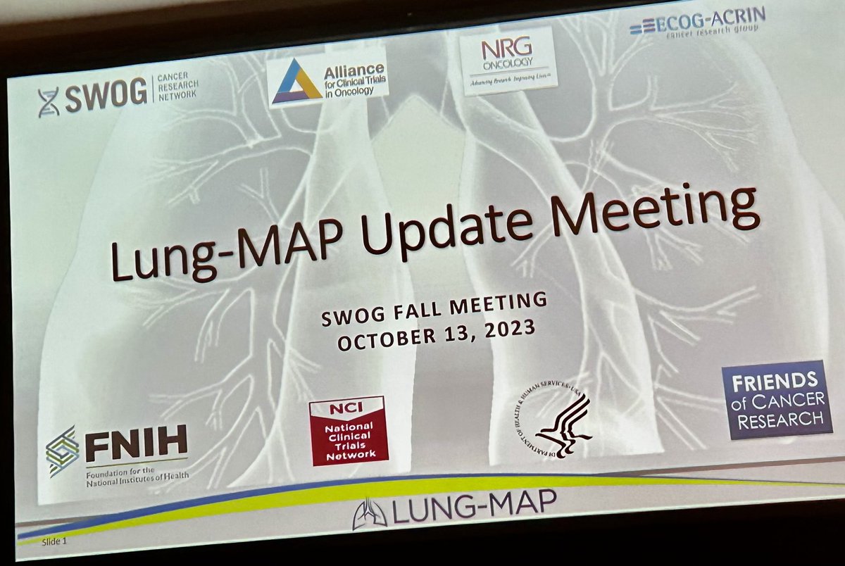 NaglaAKarimMD's tweet photo. @SWOG #Lung_MAP @HosseinBorghaei @drgandara https://t.co/7BHYQXJn6R
