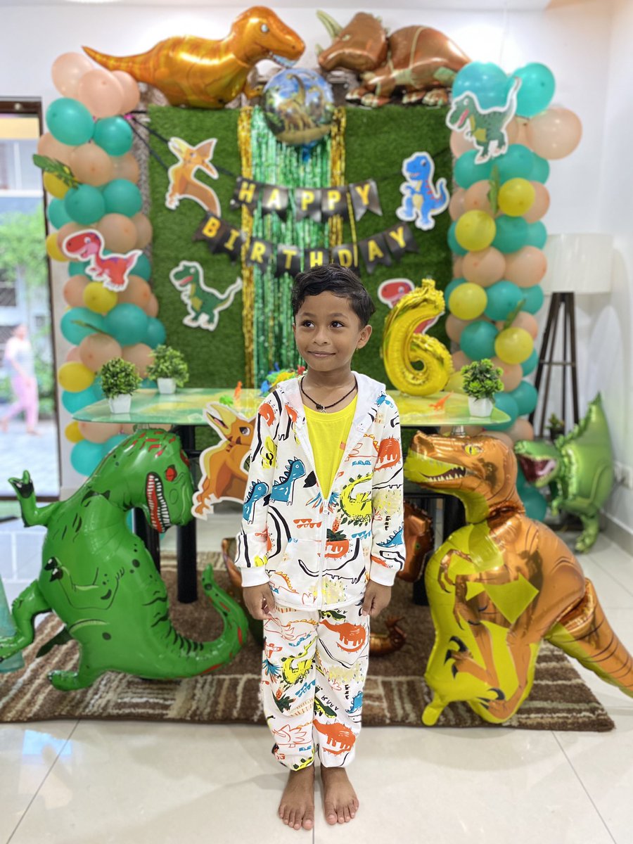 YokshithVedanth's tweet photo. 6th Birthday 

#YokshithVedanth #DancingKid #KidYoutuber #Birthday #DinosaurThemeBirthday https://t.co/PaRS3Jnvoi