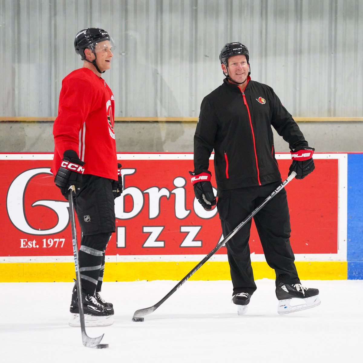 Senators's tweet photo. Welcome back 11 🐐

#GoSensGo https://t.co/dO2avNEPfm