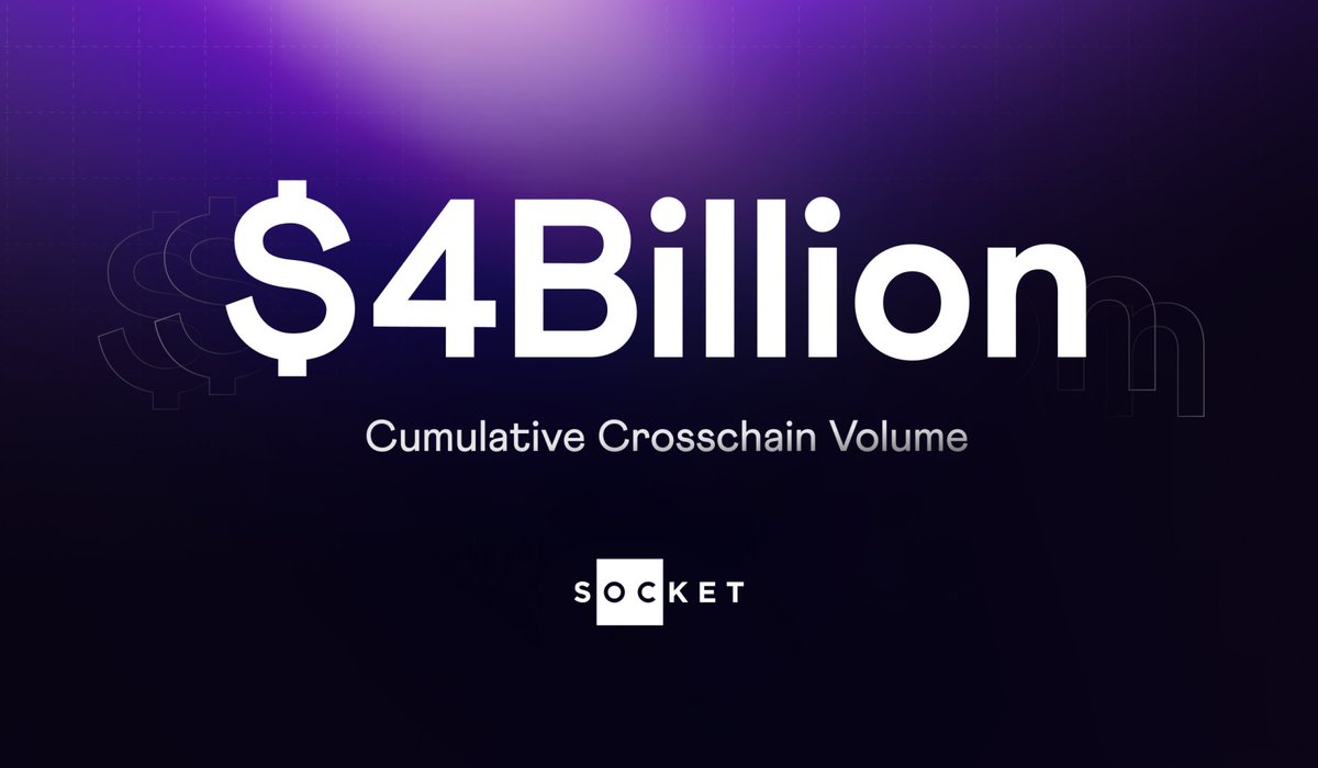 Here is to an incredible milestone as we continued to onboard millions in liquidity to the world of L2s! Experience the seamless cross-chain UX across 100+ protocols powered by Socket ⚡