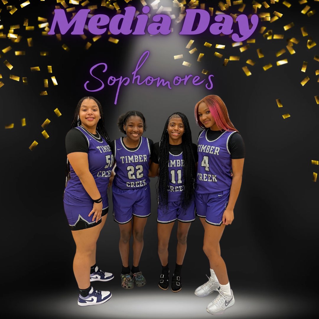 TCGBB's tweet photo. A little preview of media day!!! Only 5 more days!!! 💜🏀💛 @KISDAthletics https://t.co/ITL93z4si9