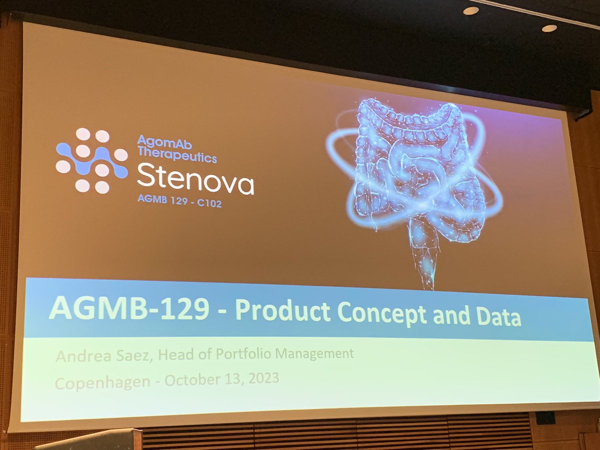CathyLuMD's tweet image. Exciting times for stricturing Crohn’s Disease. Phase 2a AGMB-129 STENOVA investigator meeting in Denmark! #ueg #UEGWeek @IBD_FloMD @AnjaMD_IBD @ChrisMa_YYC @vipuljairath @Agomab_ @JordiRimola